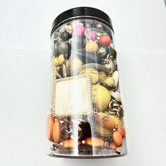 Fashion Jewelry Jewelry - Mystery Jewelry Jar #338 Wearable Quality Pieces 2lbs Necklace Bracelet Earrings